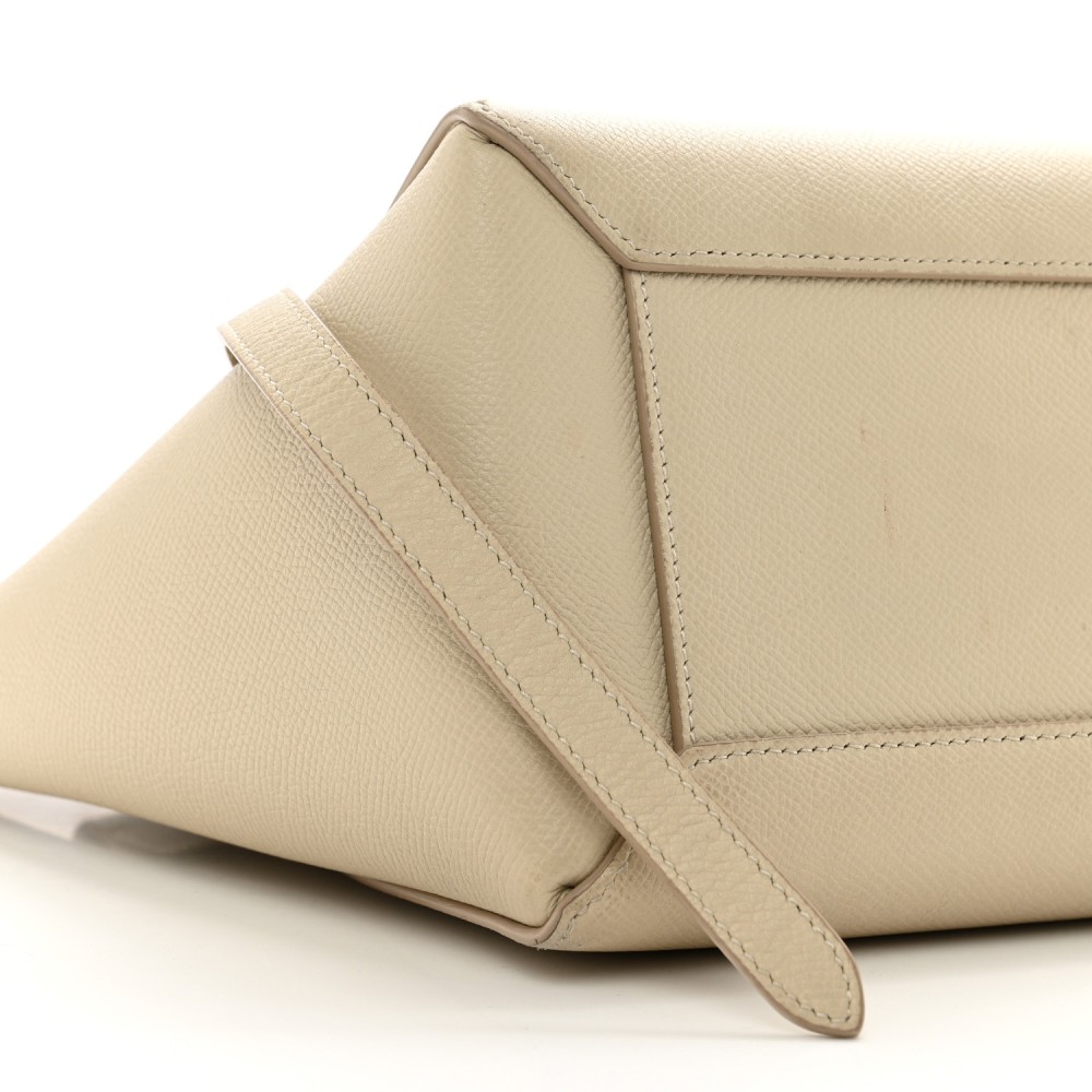 Grained Calfskin Micro Belt Bag Linen Grained Calfskin Micro Belt Bag Linen