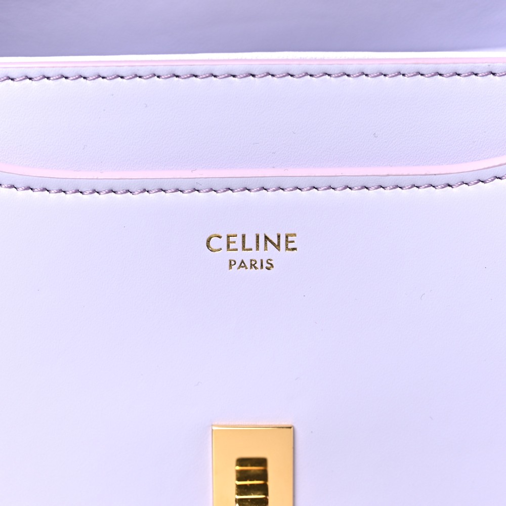 Satinated Calfskin Mini 16 Top Handle Bag Light Lilac Satinated Calfskin Mini 16 Top Handle Bag Light Lilac