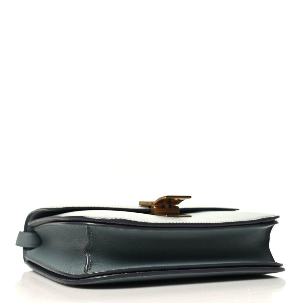 Liege Calfskin Medium Classic Box Flap Bag Storm Liege Calfskin Medium Classic Box Flap Bag Storm