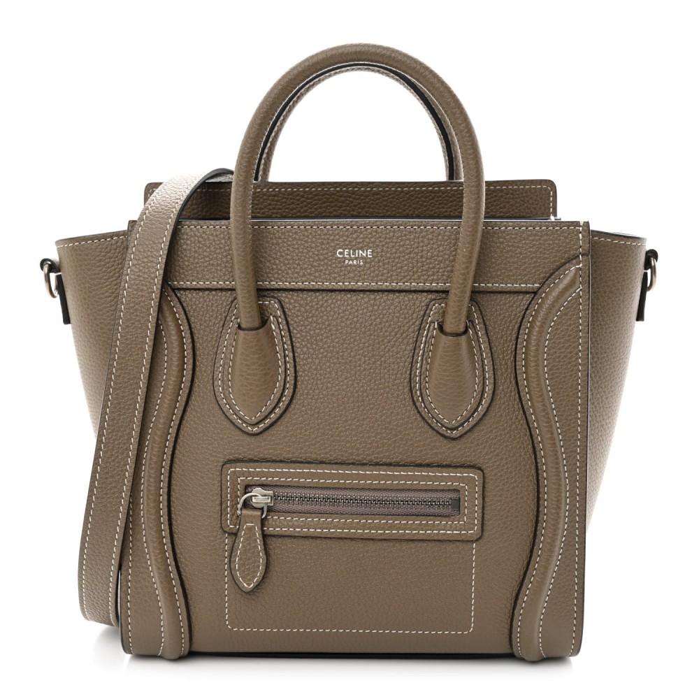 Drummed Calfskin Nano Luggage Souris Drummed Calfskin Nano Luggage Souris
