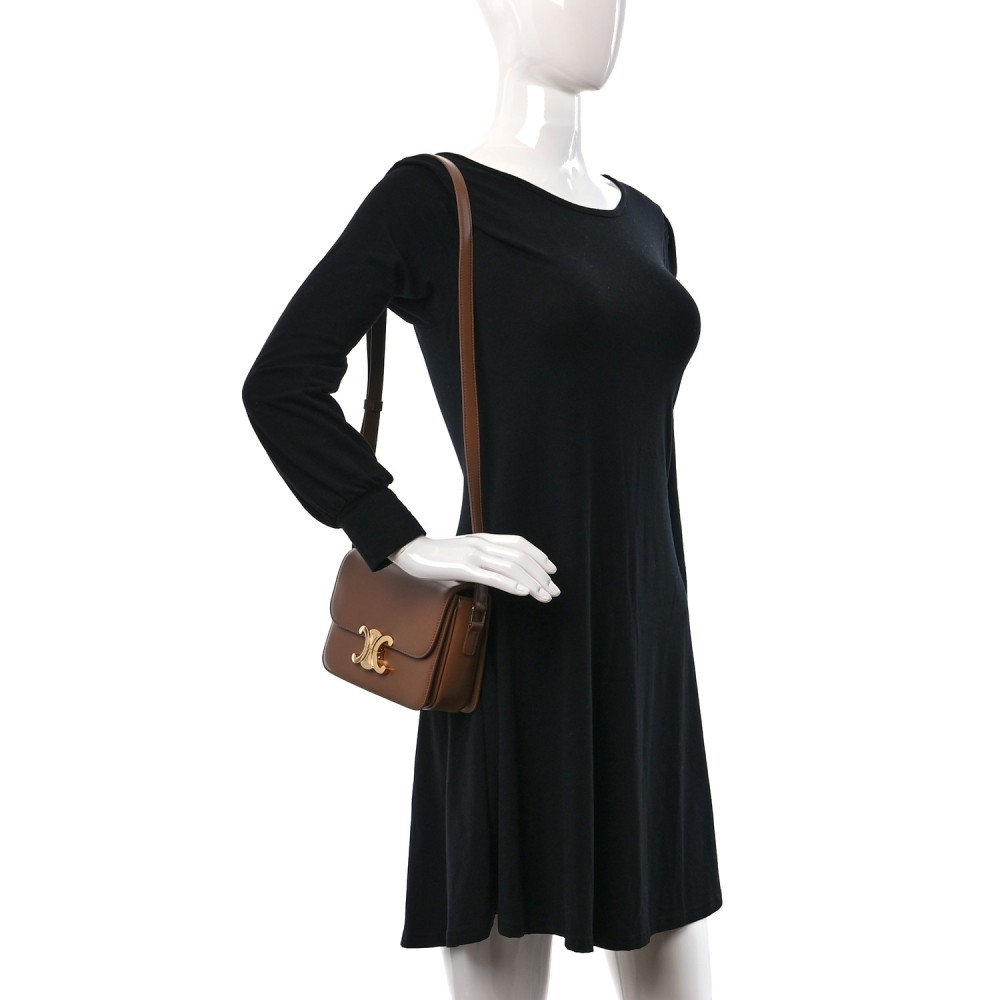 Shiny Calfskin Teen Triomphe Bronze Shiny Calfskin Teen Triomphe Bronze