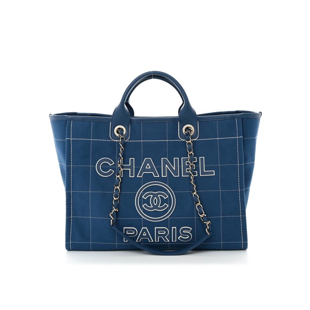 CHANEL MEDIUM DEAUVILLE TOTE BAG CHANEL MEDIUM DEAUVILLE TOTE BAG