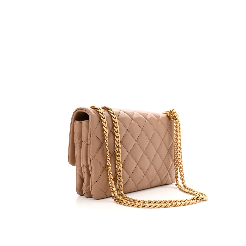 CHANEL MEDIUM PILLOW CRUSH FLAP BAG CHANEL MEDIUM PILLOW CRUSH FLAP BAG