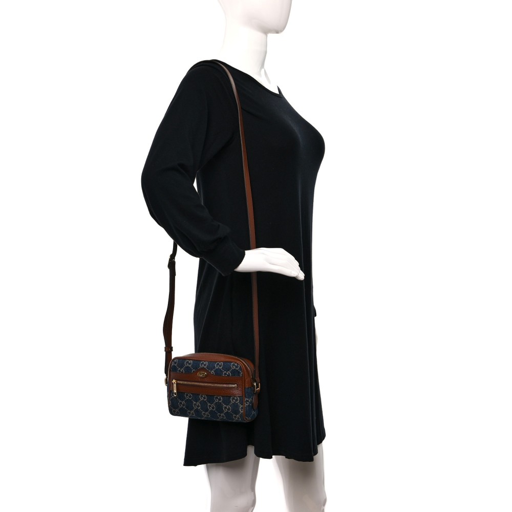 New Denim GG Monogram Dollar Calfskin Mini Ophidia Shoulder Bag Blue Tea Cuir Epilog New Denim GG Monogram Dollar Calfskin Mini Ophidia Shoulder Bag Blue Tea Cuir Epilog