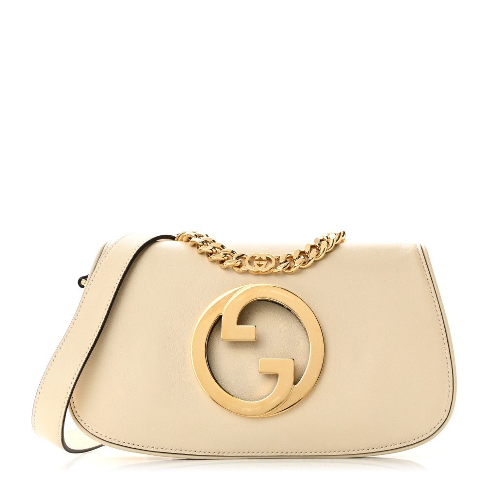 Roxy Calfskin Blondie Chain Shoulder Flap Bag Mystic White Roxy Calfskin Blondie Chain Shoulder Flap Bag Mystic White