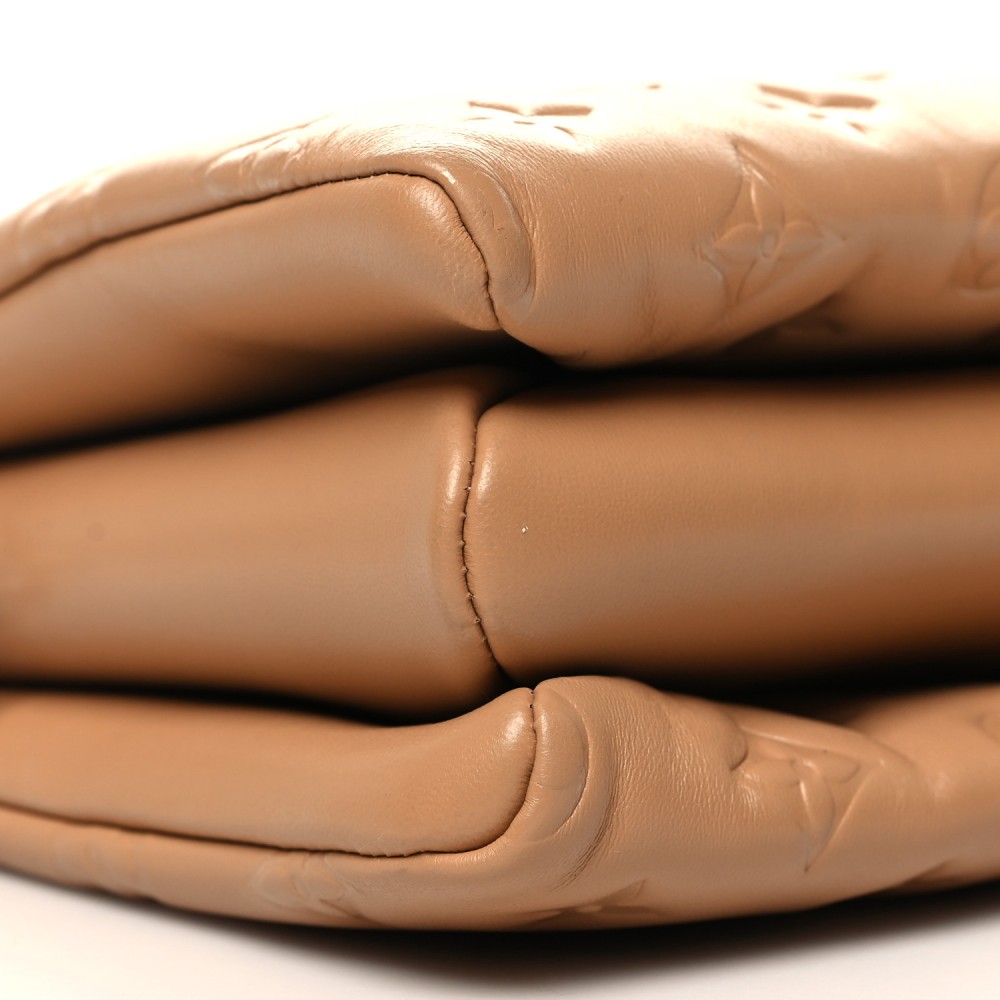 Lambskin Embossed Monogram Coussin PM Camel Lambskin Embossed Monogram Coussin PM Camel