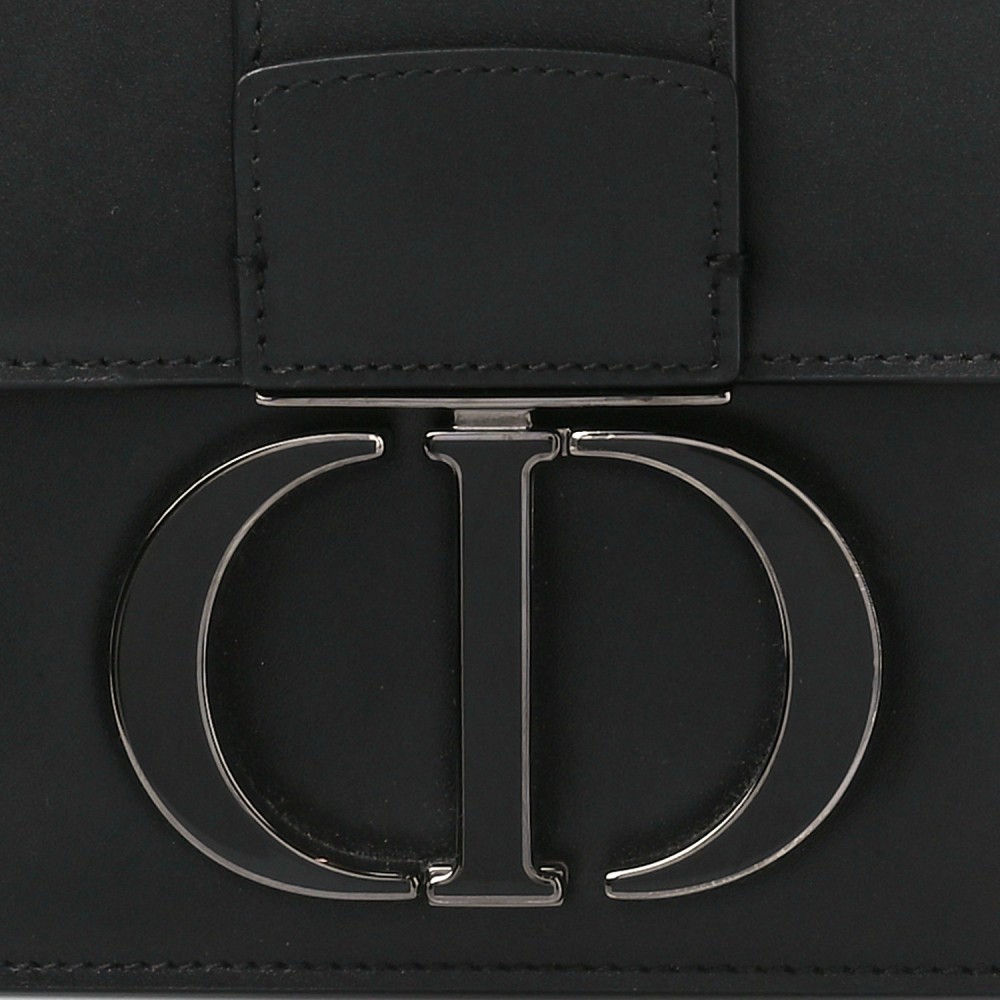 Smooth Calfskin 30 Montaigne Flap Bag Black Smooth Calfskin 30 Montaigne Flap Bag Black