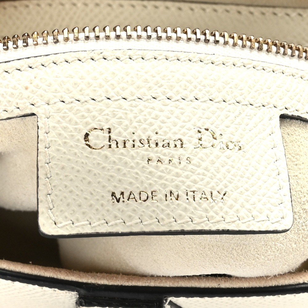 Grained Calfskin Saddle Bag White Grained Calfskin Saddle Bag White