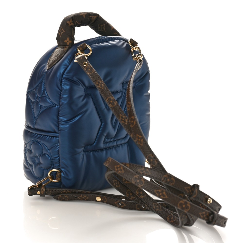Econyl Mini Monogram Pillow Palm Springs Backpack Mini Navy Econyl Mini Monogram Pillow Palm Springs Backpack Mini Navy