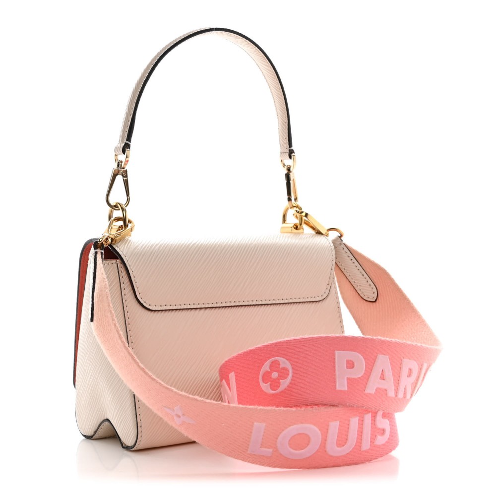Epi Twist Shoulder Bag PM Quartz White Pink Epi Twist Shoulder Bag PM Quartz White Pink