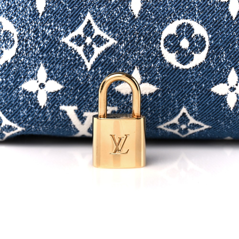 Monogram Jacquard Denim Speedy Bandouliere 25 Bleu Monogram Jacquard Denim Speedy Bandouliere 25 Bleu