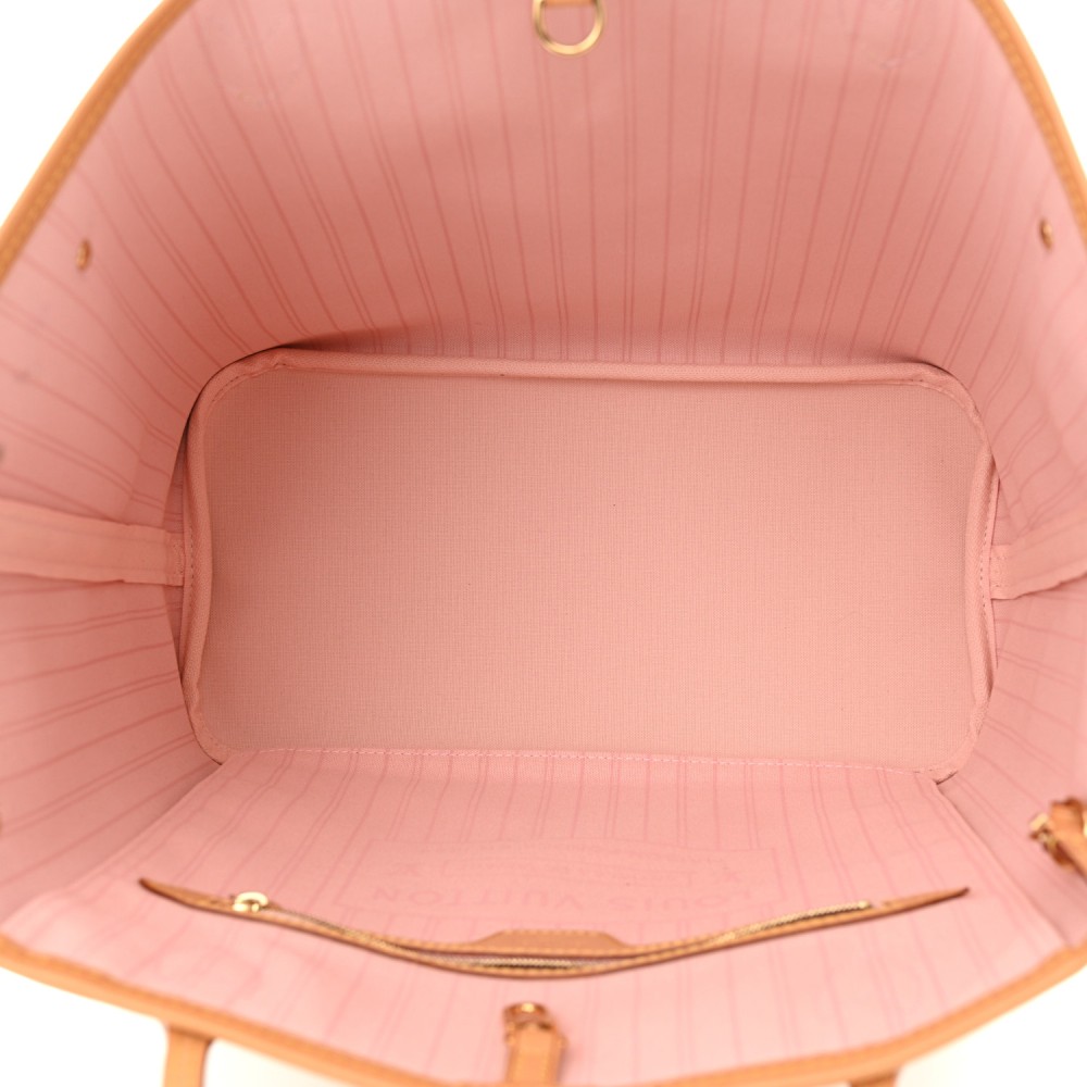 Damier Azur Neo Neverfull MM Rose Ballerine Damier Azur Neo Neverfull MM Rose Ballerine