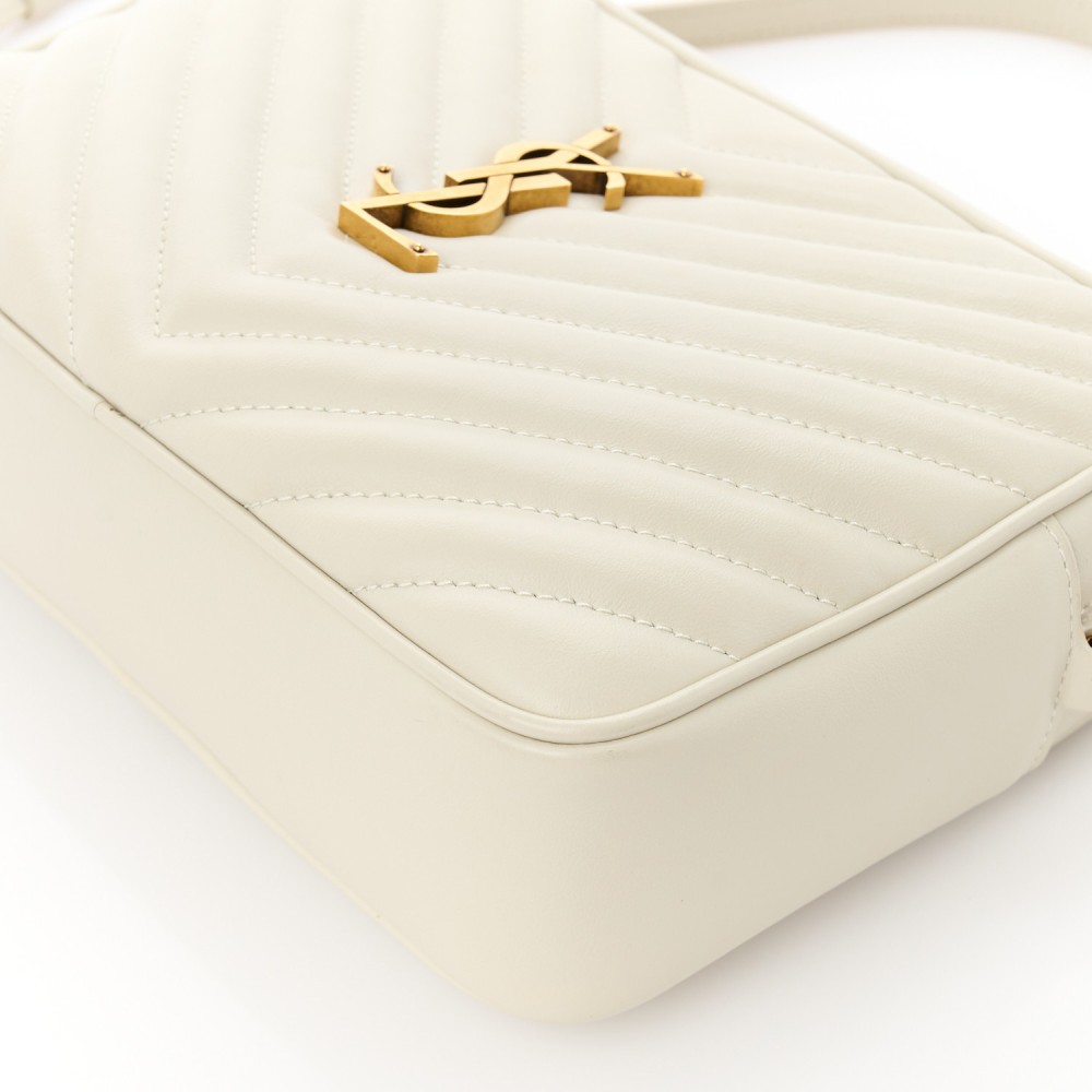 Calfskin Matelasse Monogram Lou Camera Bag Crema Soft Calfskin Matelasse Monogram Lou Camera Bag Crema Soft