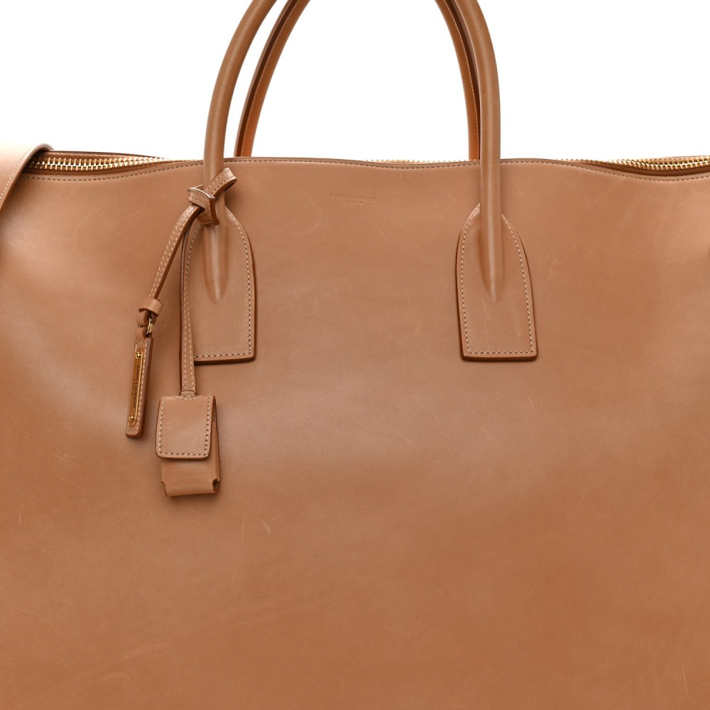Calfskin Large Sac de Jour Duffel Tan Calfskin Large Sac de Jour Duffel Tan