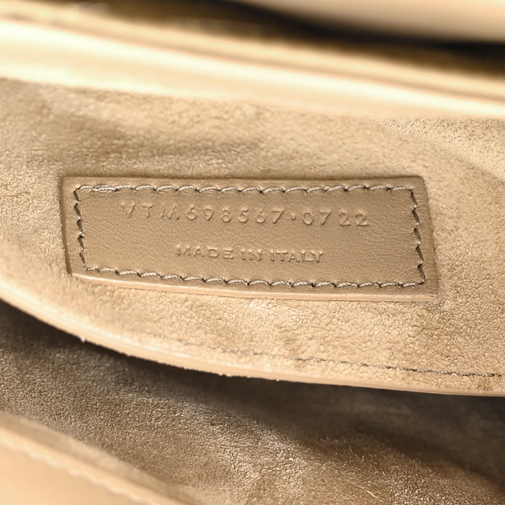 Satin Quilted Le 57 Diamond Shoulder Bag Mouse Satin Quilted Le 57 Diamond Shoulder Bag Mouse