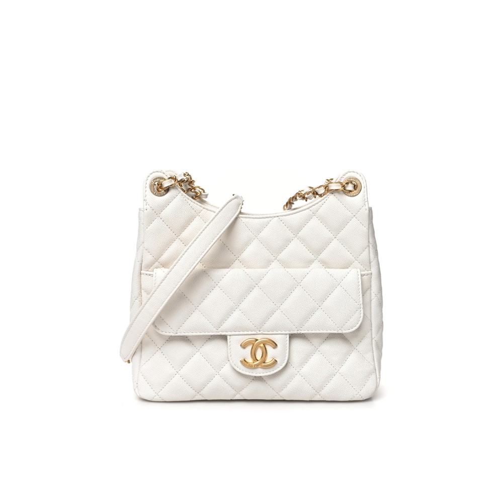 CHANEL WAVY HOBO BAG CHANEL WAVY HOBO BAG