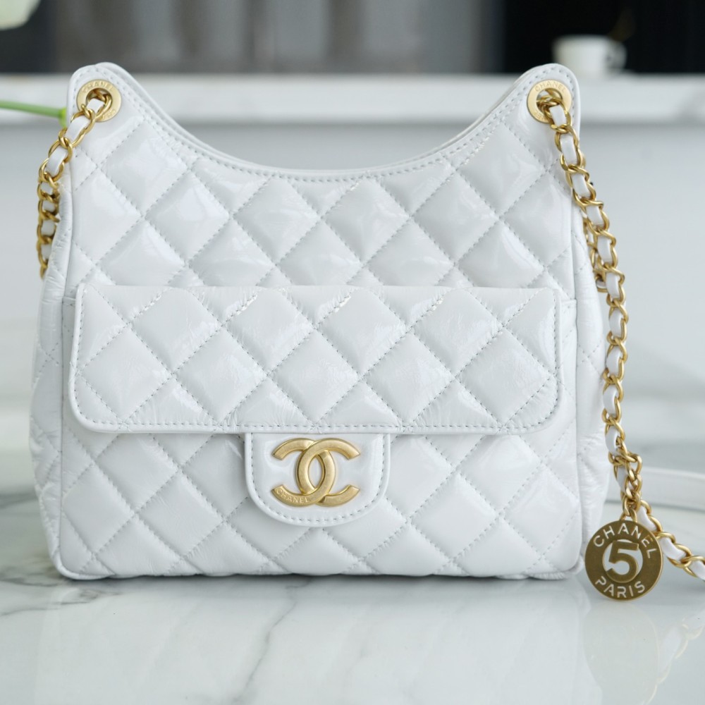 CHANEL WAVY HOBO BAG CHANEL WAVY HOBO BAG