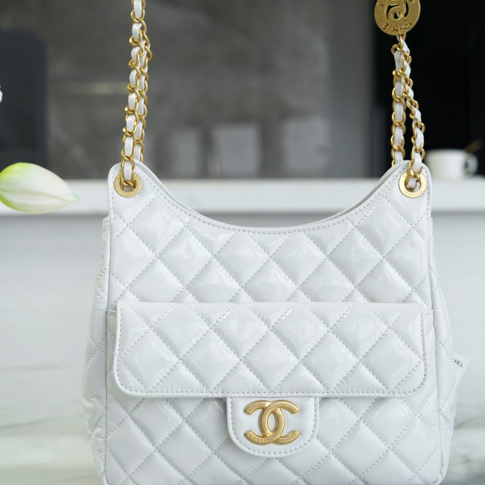 CHANEL WAVY HOBO BAG CHANEL WAVY HOBO BAG