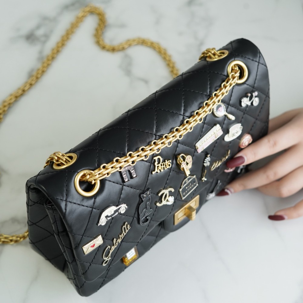 CHANEL LUCKY CHARMS 2.55 FLAP BAG CHANEL LUCKY CHARMS 2.55 FLAP BAG