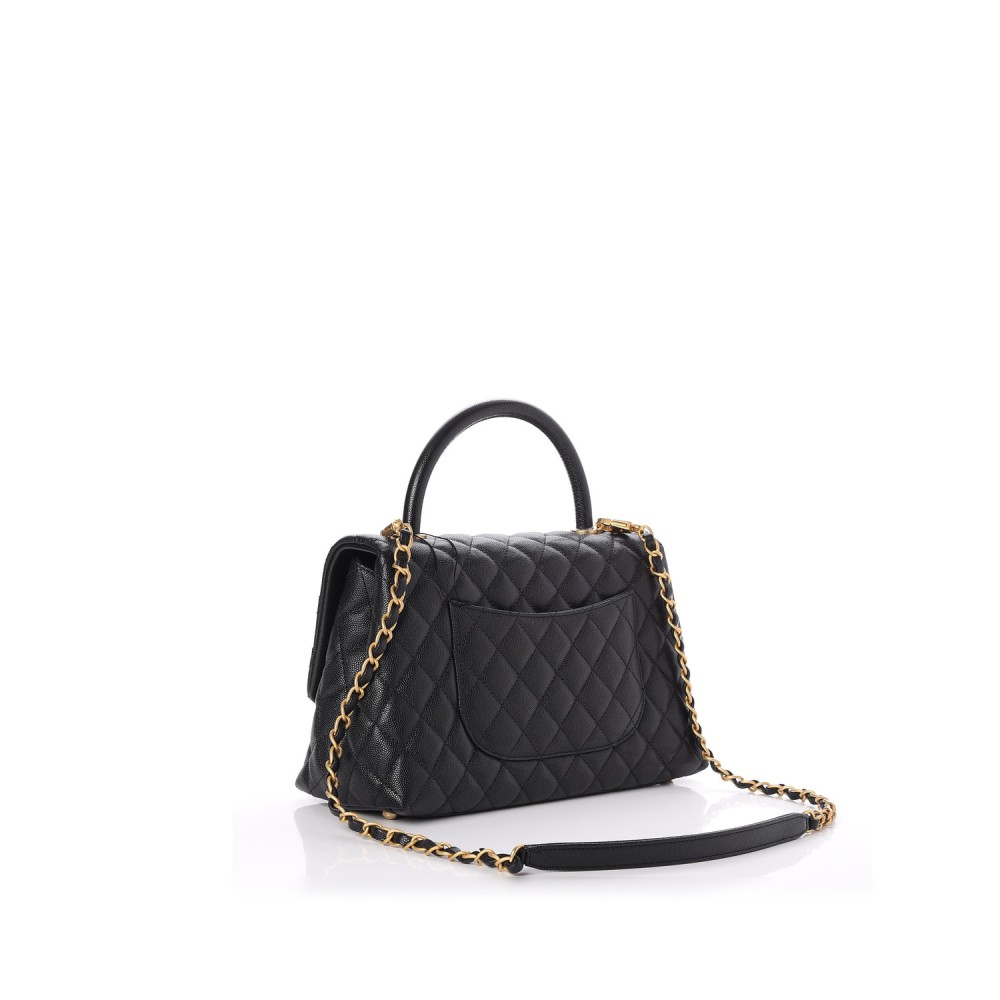 CHANEL MEDIUM HANDLE FLAP BAG CHANEL MEDIUM HANDLE FLAP BAG