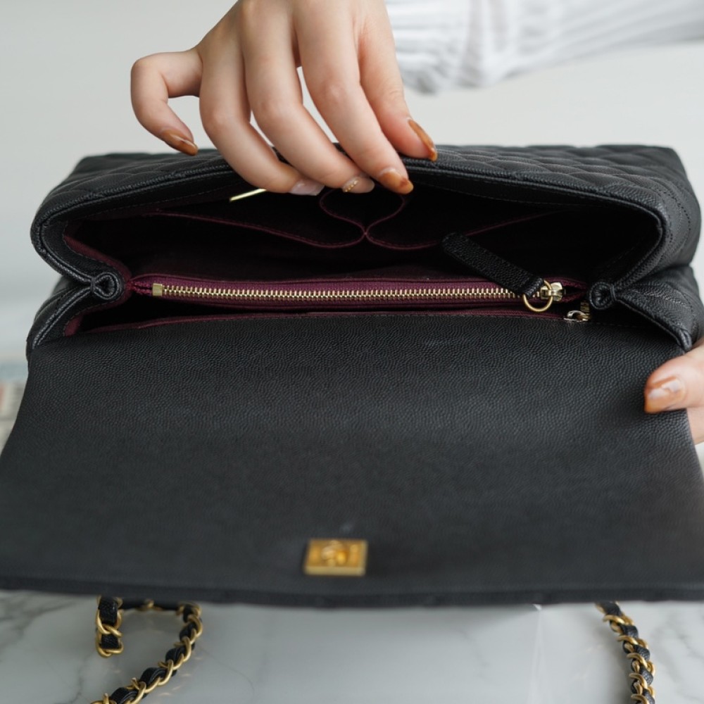 CHANEL MEDIUM HANDLE FLAP BAG CHANEL MEDIUM HANDLE FLAP BAG