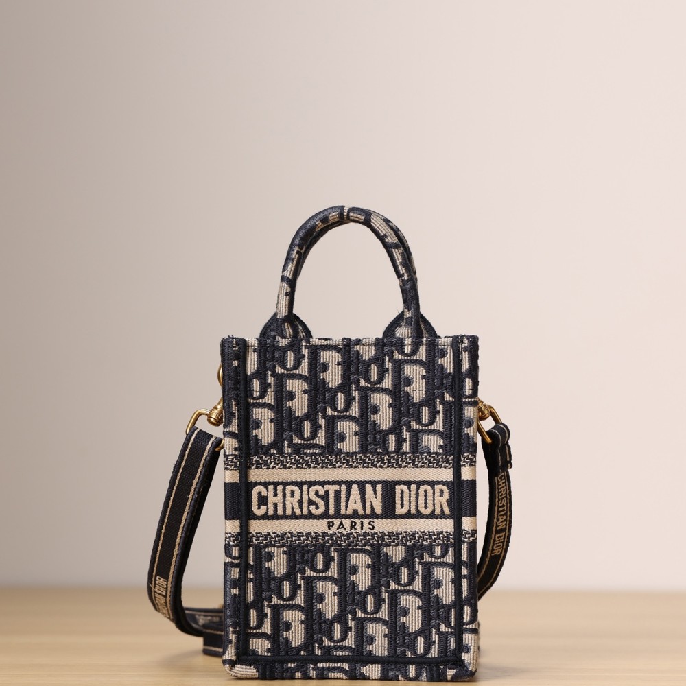 MINI DIOR BOOK TOTE PHONE BAG MINI DIOR BOOK TOTE PHONE BAG