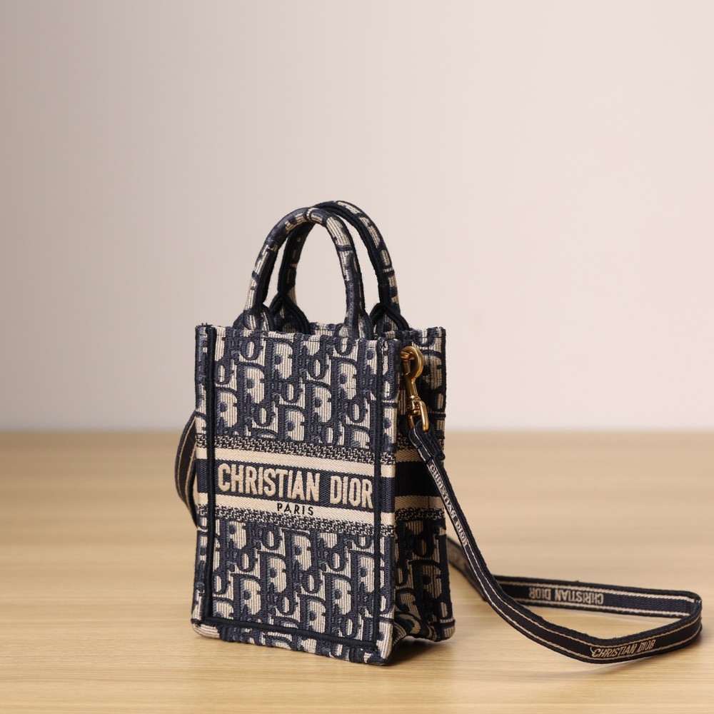 MINI DIOR BOOK TOTE PHONE BAG MINI DIOR BOOK TOTE PHONE BAG
