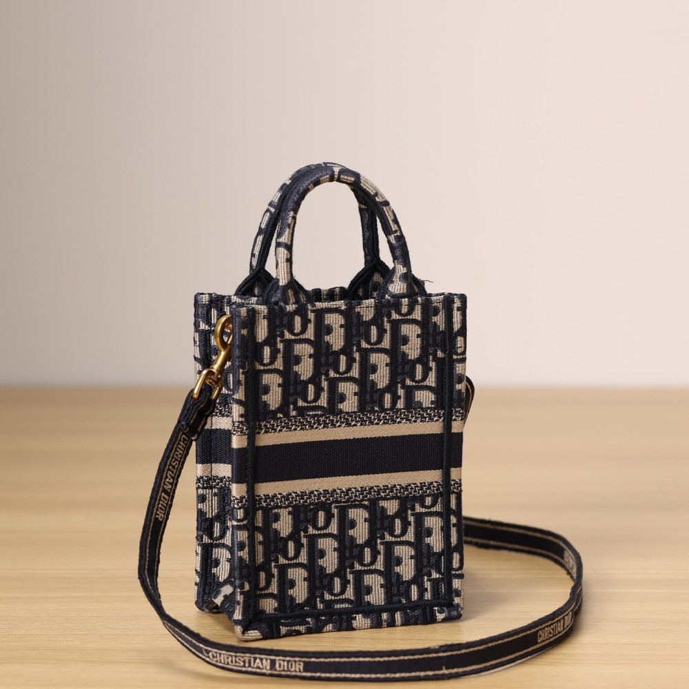 MINI DIOR BOOK TOTE PHONE BAG MINI DIOR BOOK TOTE PHONE BAG