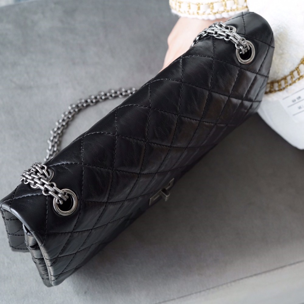CHANEL 2.55 LARGE FLAP BAG CHANEL 2.55 LARGE FLAP BAG