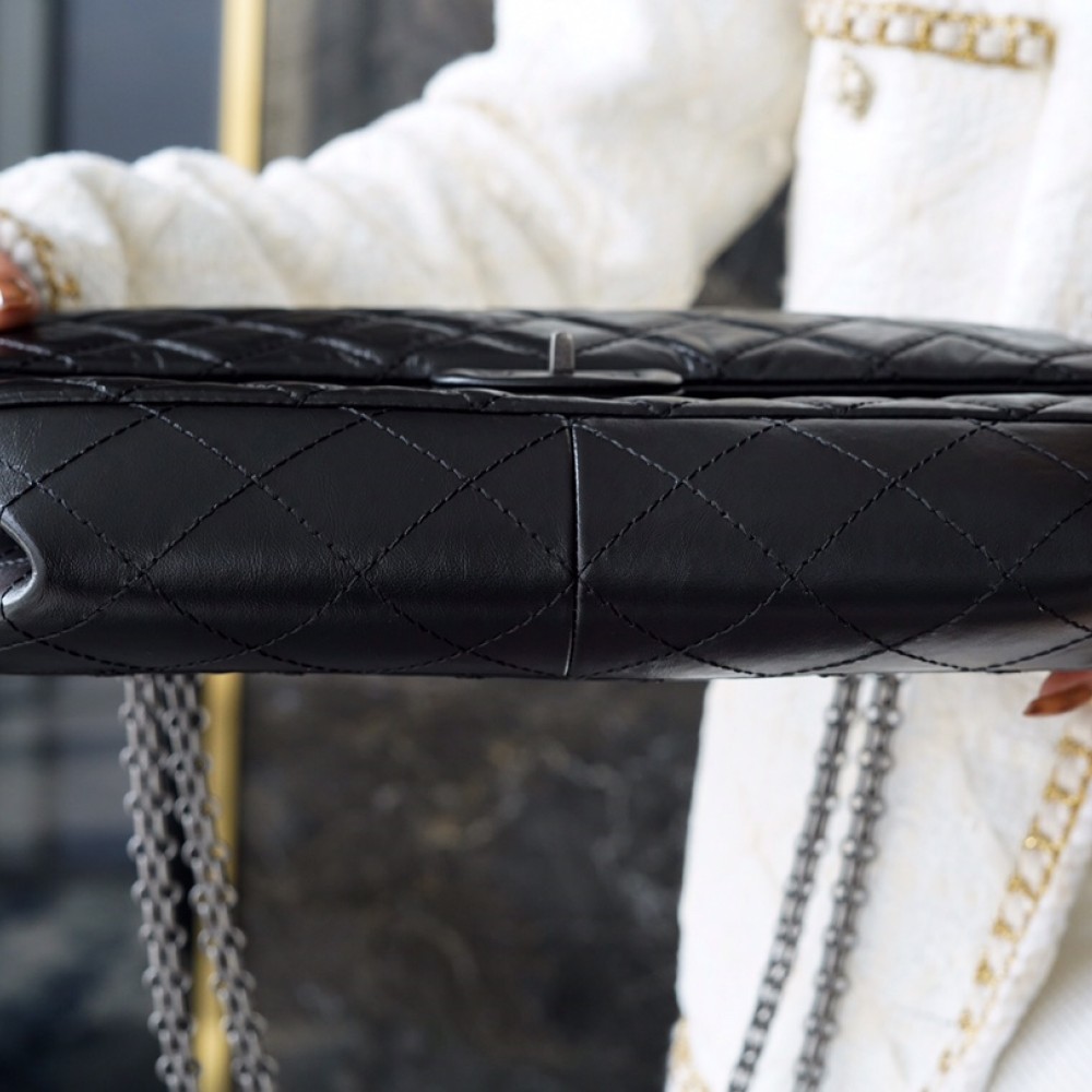 CHANEL 2.55 LARGE FLAP BAG CHANEL 2.55 LARGE FLAP BAG