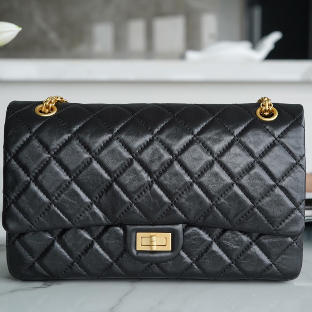 CHANEL 2.55 LARGE FLAP BAG CHANEL 2.55 LARGE FLAP BAG