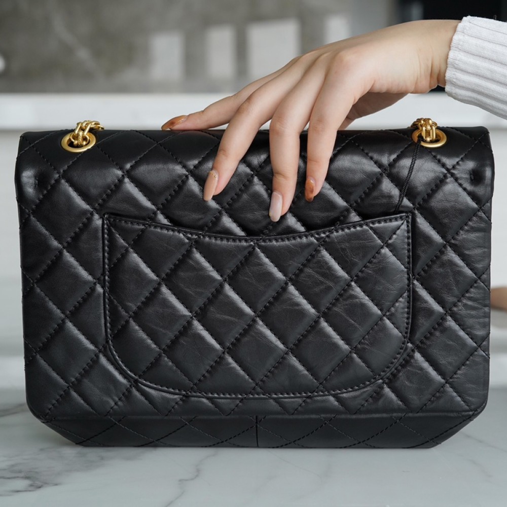 CHANEL 2.55 LARGE FLAP BAG CHANEL 2.55 LARGE FLAP BAG