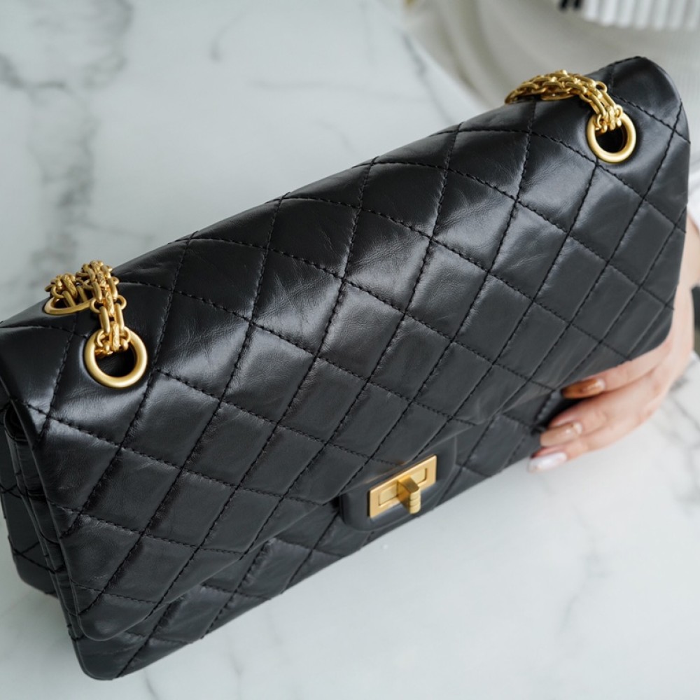 CHANEL 2.55 LARGE FLAP BAG CHANEL 2.55 LARGE FLAP BAG