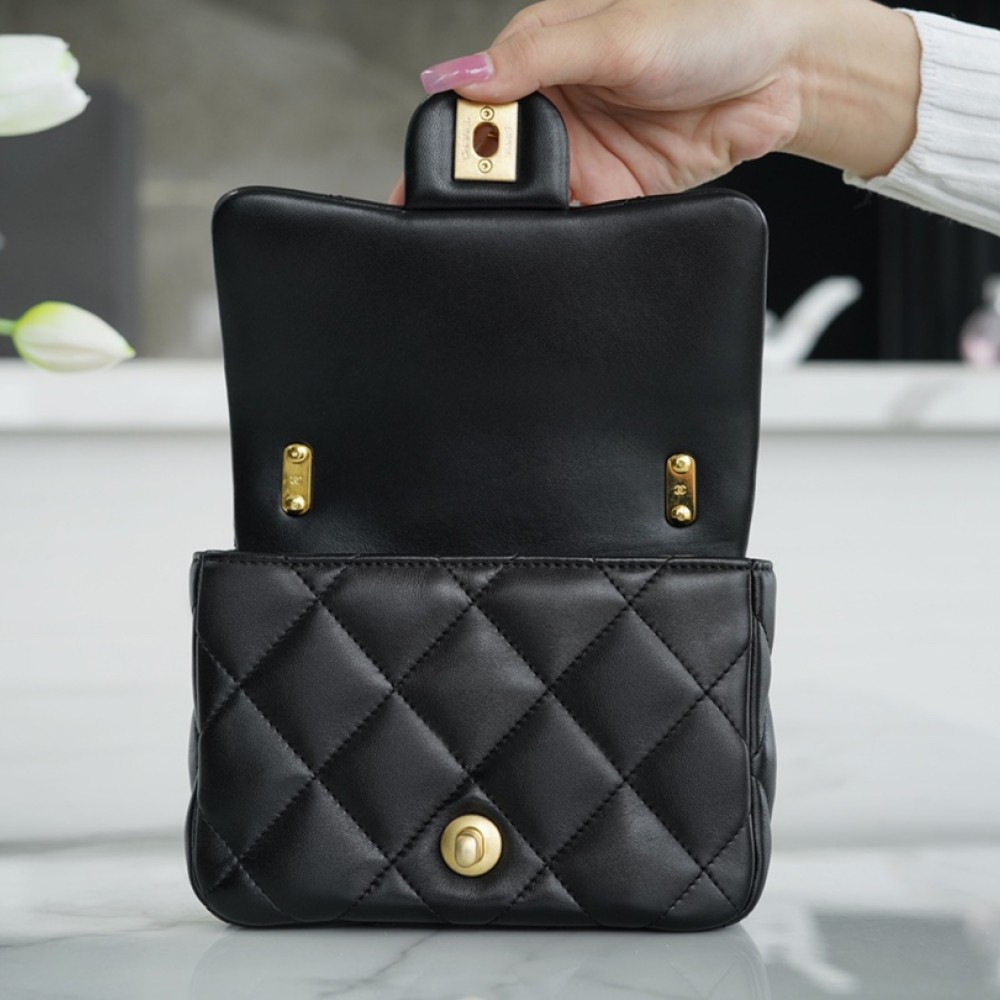 CHANEL MINI FUNKY TOWN FLAP BAG CHANEL MINI FUNKY TOWN FLAP BAG