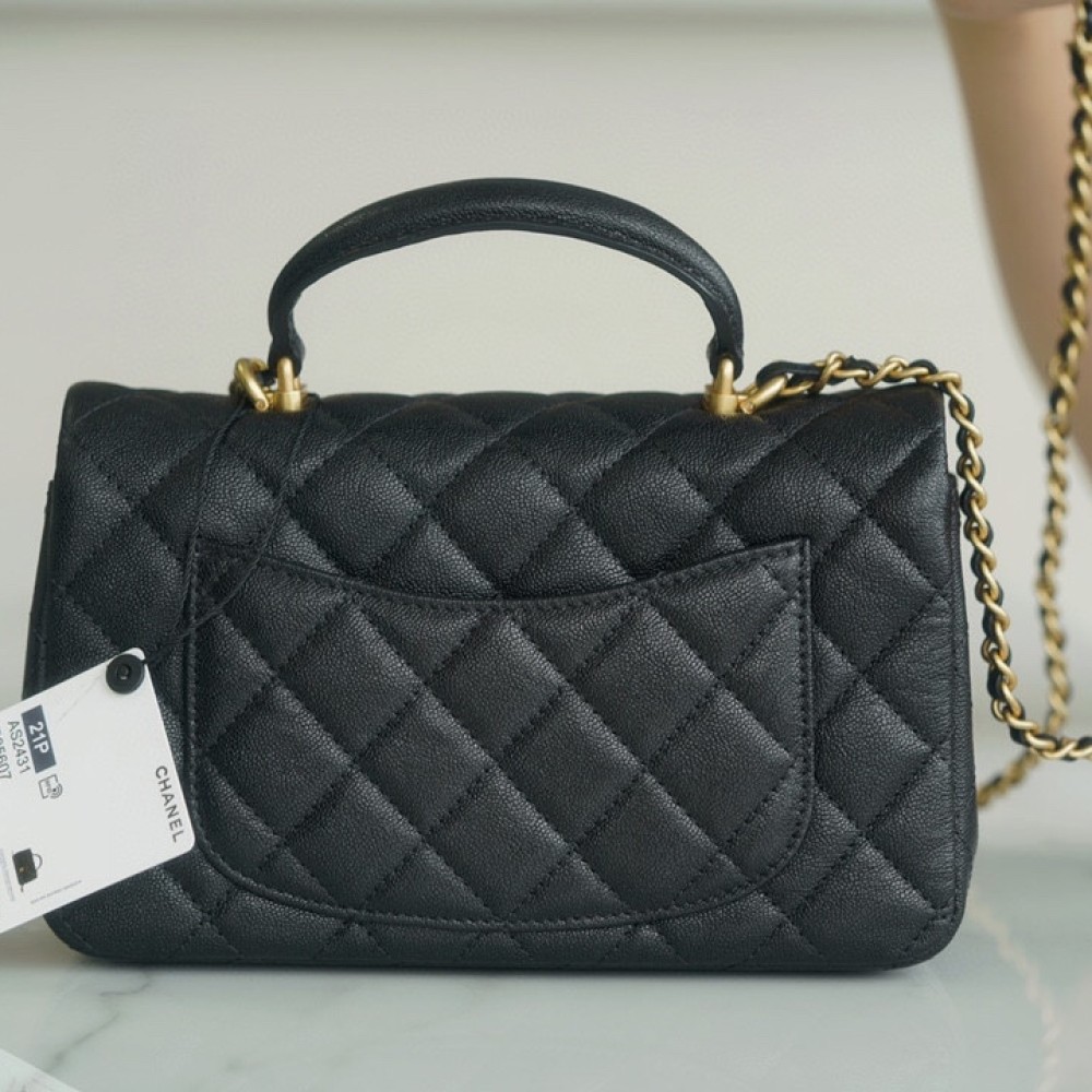 CHANEL MINI TOP HANDLE RECTANGULAR FLAP BAG CHANEL MINI TOP HANDLE RECTANGULAR FLAP BAG