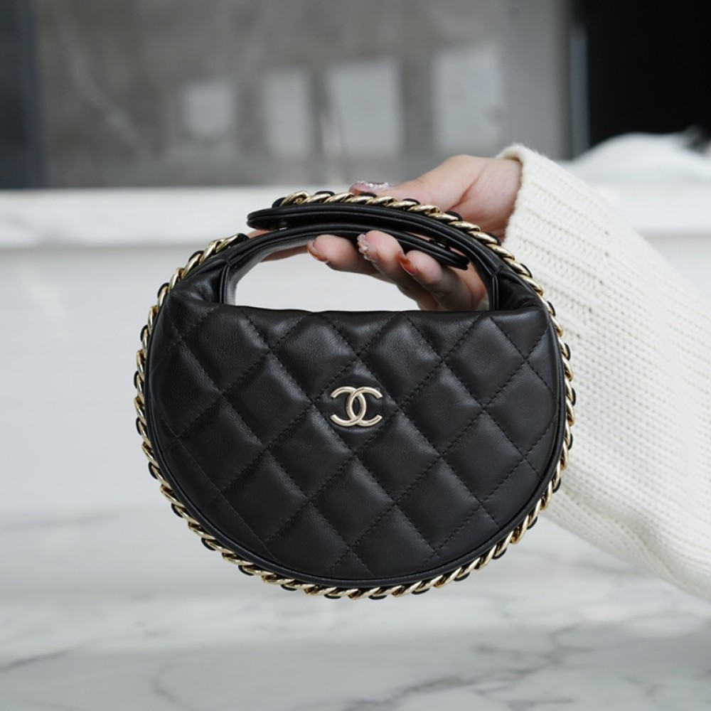 CHANEL AROUND POUCH HOBO BAG CHANEL AROUND POUCH HOBO BAG
