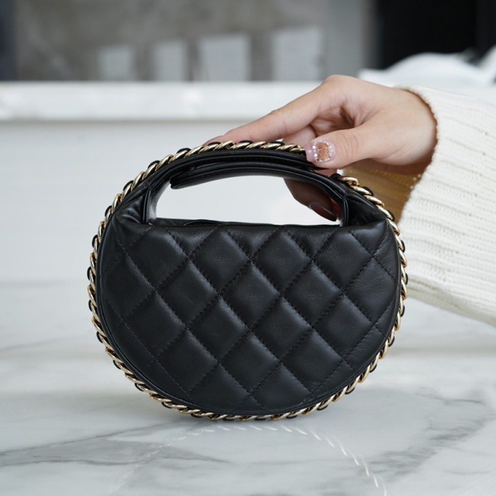 CHANEL AROUND POUCH HOBO BAG CHANEL AROUND POUCH HOBO BAG