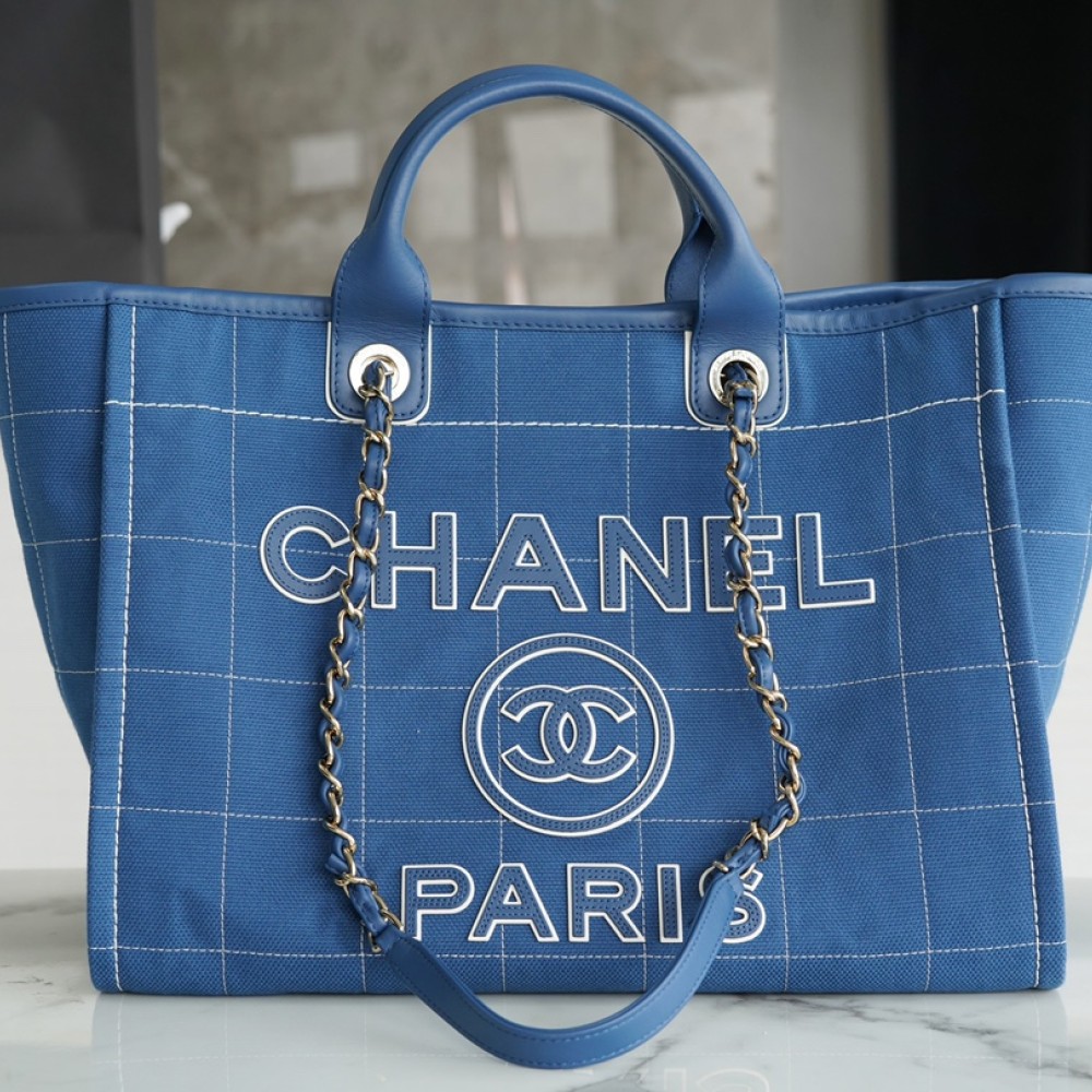 CHANEL MEDIUM DEAUVILLE TOTE BAG CHANEL MEDIUM DEAUVILLE TOTE BAG