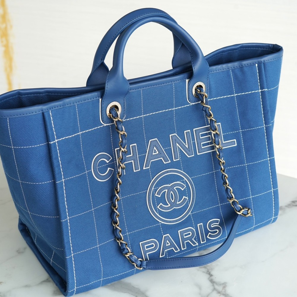 CHANEL MEDIUM DEAUVILLE TOTE BAG CHANEL MEDIUM DEAUVILLE TOTE BAG