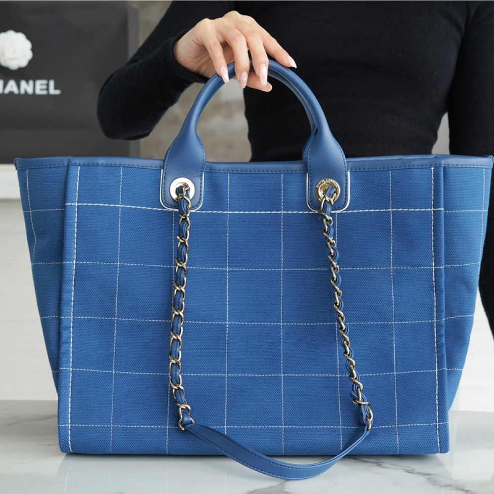 CHANEL MEDIUM DEAUVILLE TOTE BAG CHANEL MEDIUM DEAUVILLE TOTE BAG