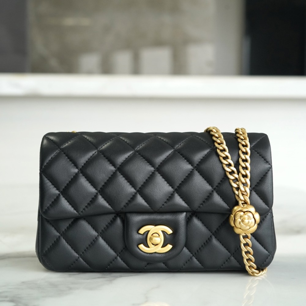 CHANEL CAMELLIA MINI FLAP BAG CHANEL CAMELLIA MINI FLAP BAG