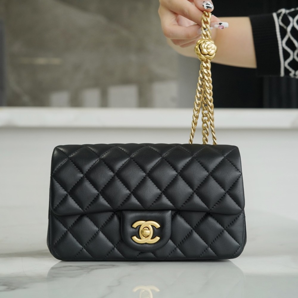 CHANEL CAMELLIA MINI FLAP BAG CHANEL CAMELLIA MINI FLAP BAG