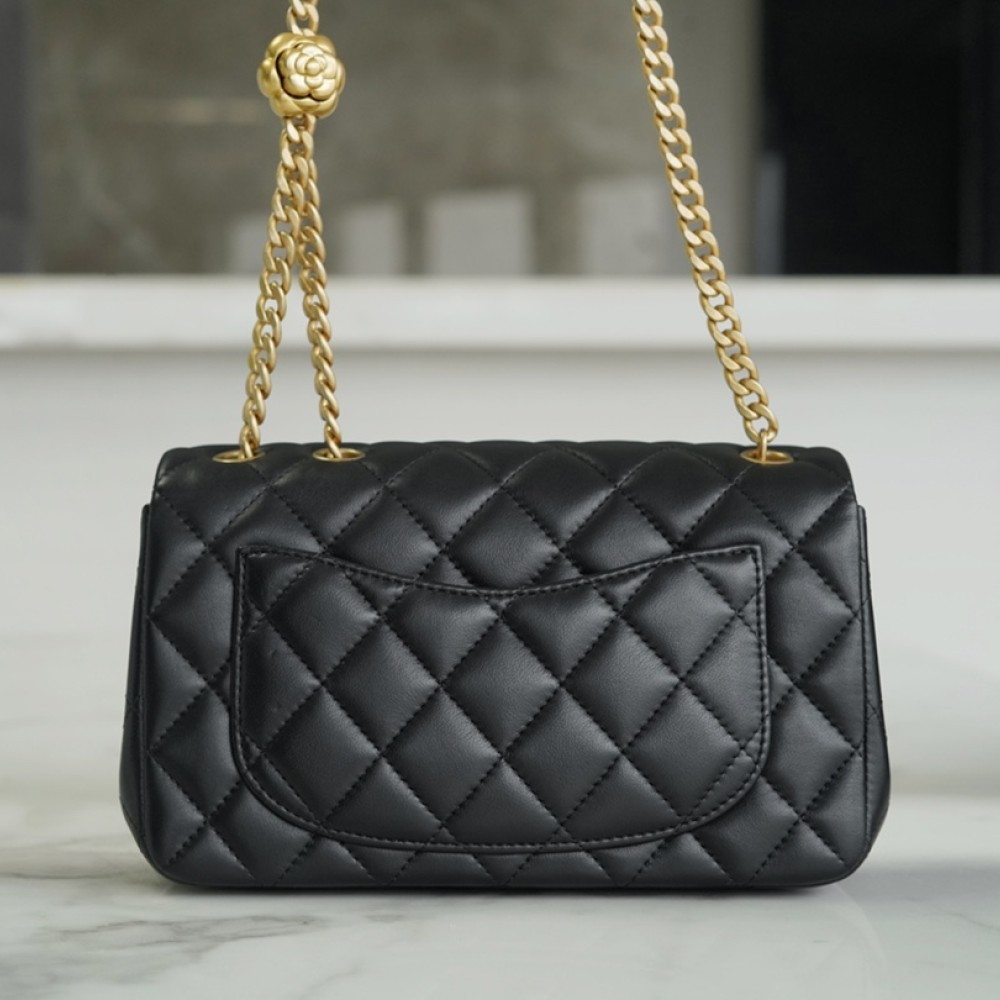 CHANEL CAMELLIA MINI FLAP BAG CHANEL CAMELLIA MINI FLAP BAG