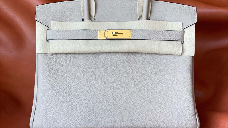 BIRKIN 30 GRIS TOURTERELLE TOGO H027633CK81 Details 2