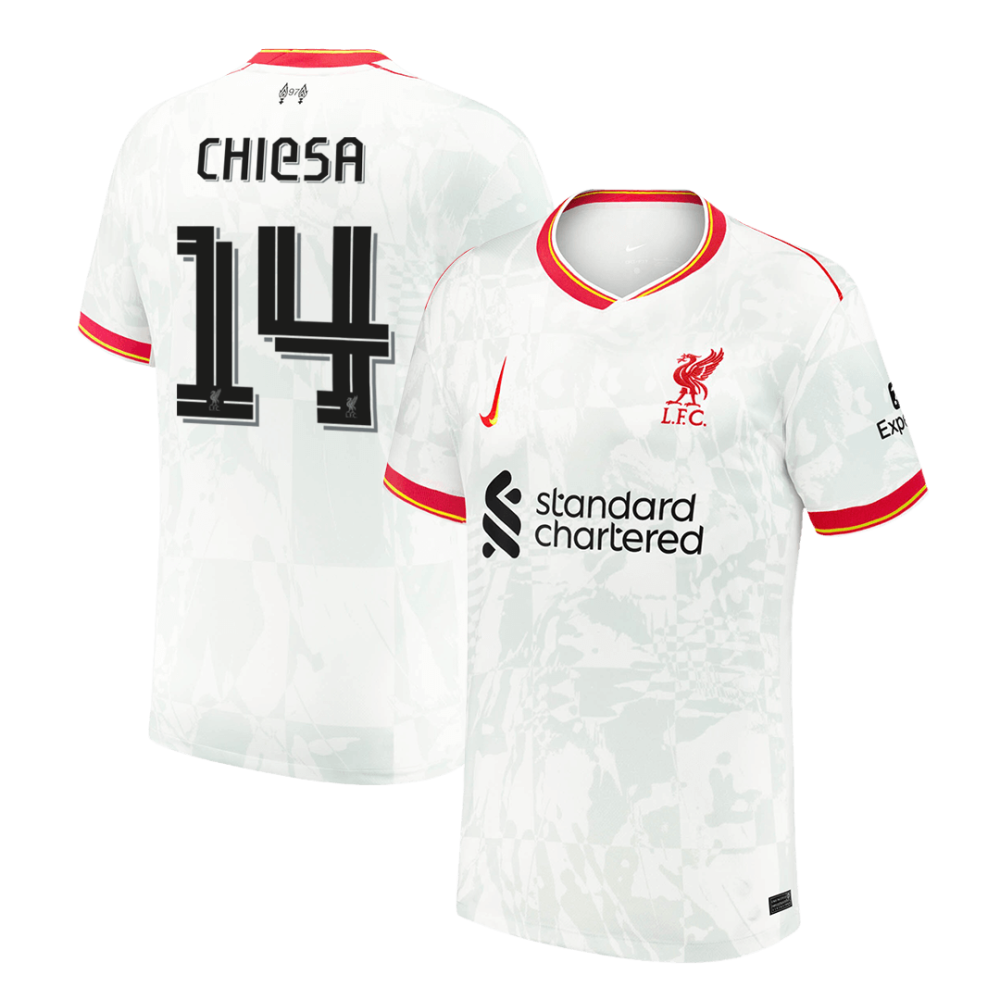 CHIESA #14 Liverpool Third Away Soccer Jersey 2024/25 - UCL CHIESA #14 Liverpool Third Away Soccer Jersey 2024/25 - UCL
