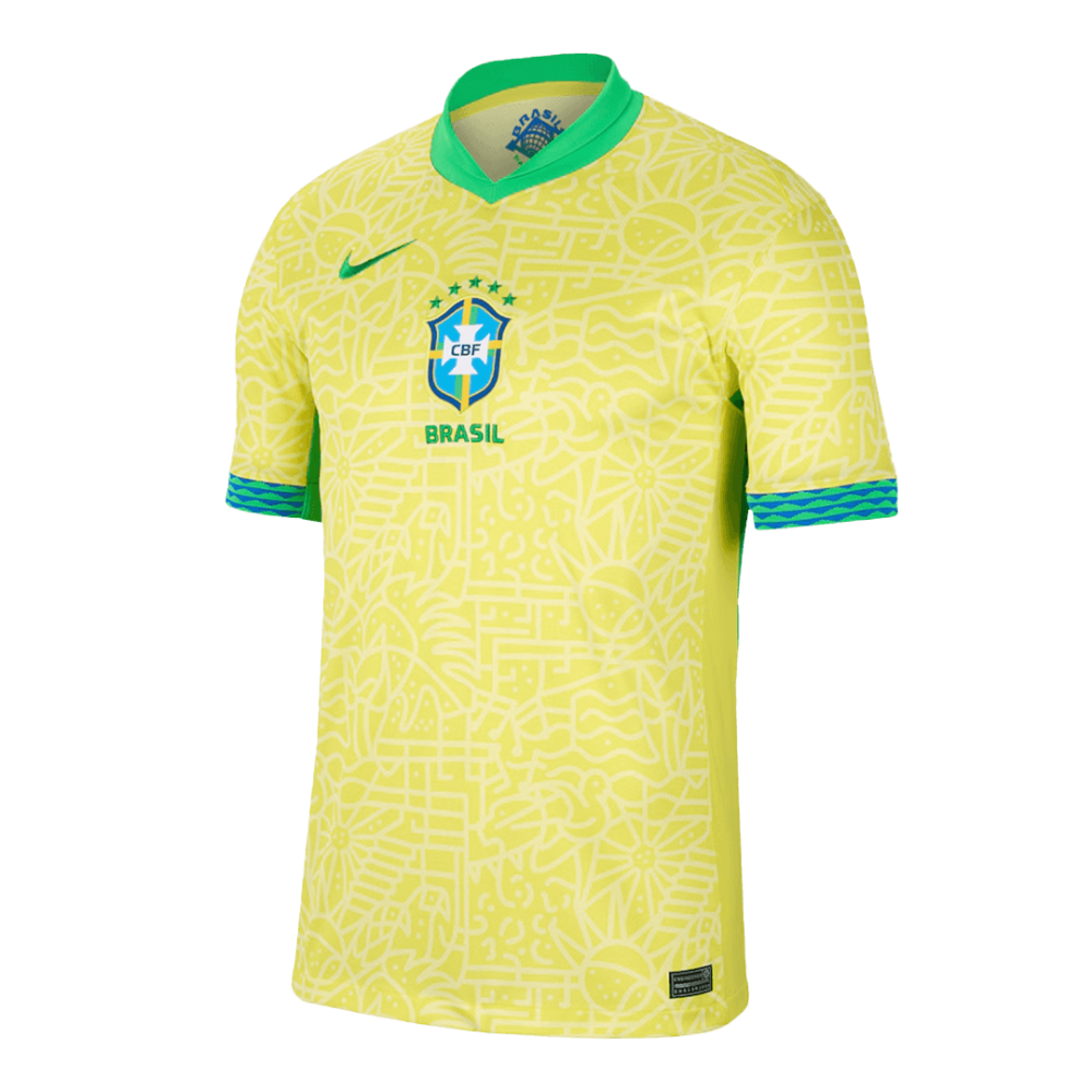 Brazil Home Soccer Jersey Copa America 2024 Brazil Home Soccer Jersey Copa America 2024