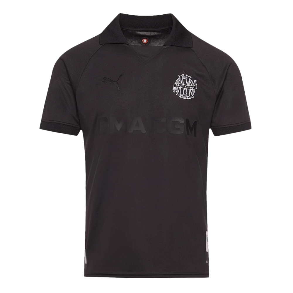 Marseille Goalkeeper Soccer Jersey 2024/25 Black - 125th Anniversary Marseille Goalkeeper Soccer Jersey 2024/25 Black - 125th Anniversary