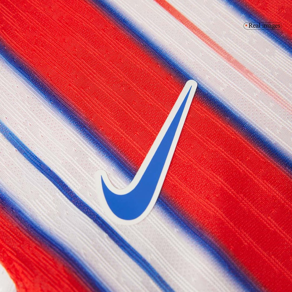 J.ALVAREZ #19 Atletico Madrid Home Players Version Soccer Jersey 2024/25 J.ALVAREZ #19 Atletico Madrid Home Players Version Soccer Jersey 2024/25