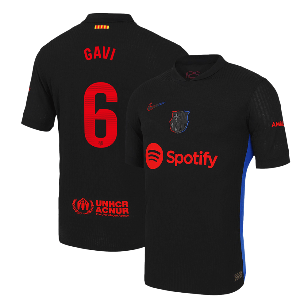 GAVI #6 Barcelona Away Players Version Soccer Jersey 2024/25