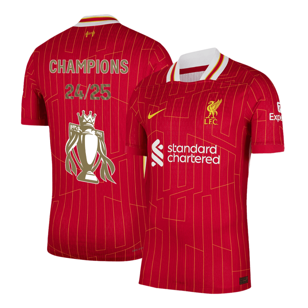 Liverpool Home Players Version Soccer Jersey 2024/25 CHAMPIONS 24/25 Liverpool Home Players Version Soccer Jersey 2024/25 CHAMPIONS 24/25